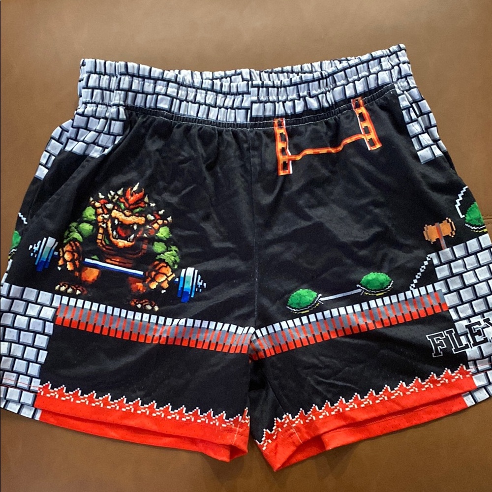Nintendo Athletic Shorts - Black and Red